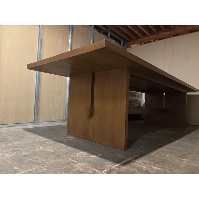 Ida Trestle Table Custom Made For Sale - Image 11 of 12
