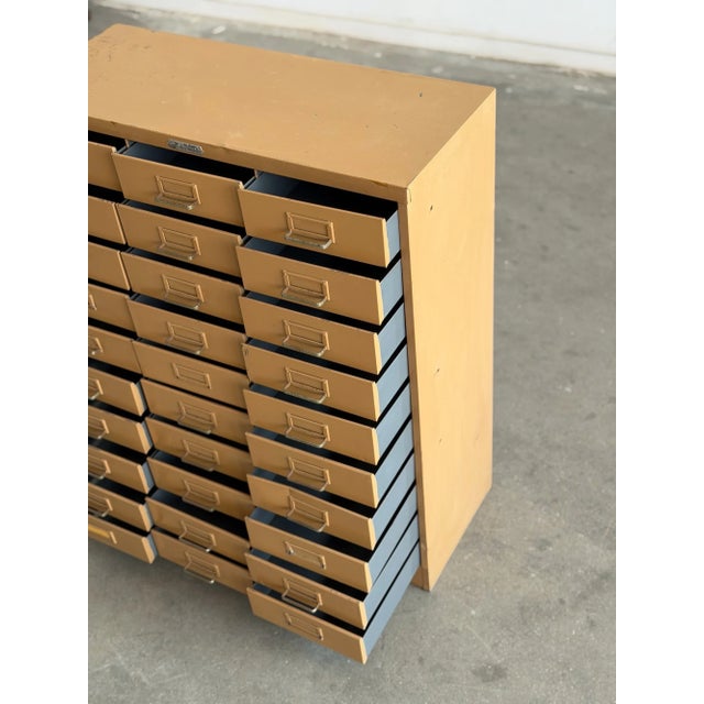 Vintage Steelmaster Industrial Multi-Drawer Cabinet For Sale - Image 9 of 15