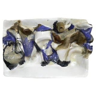 Danish Plate by Jeppe Hagedorn Olsen, 1960s For Sale