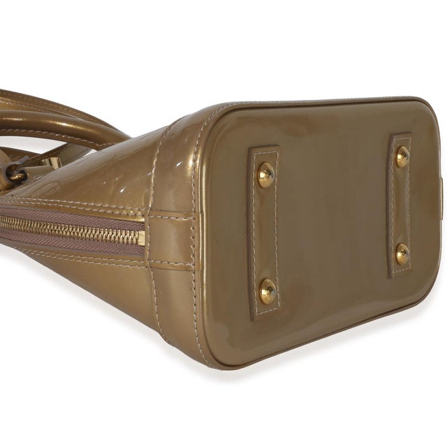Animal Skin Beige Poudre Monogram Vernis Alma BB For Sale - Image 7 of 9