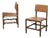 Oak and Leather Chairs in the style of Gerrit Rietveld, 1960s, Set of 2 For Sale