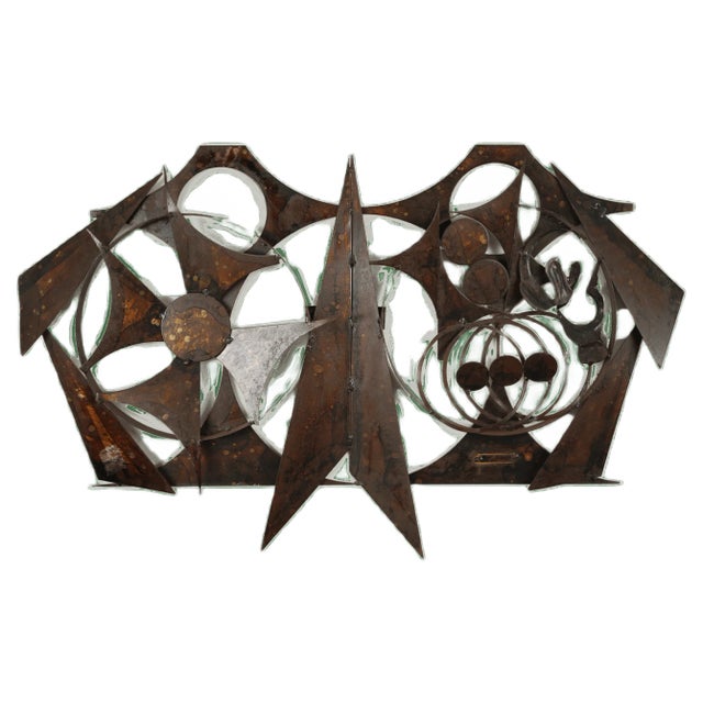 Mid-Century Wall Sculpture by Henrik Horst For Sale