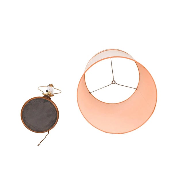 Brass 1960s Mid Century Modern Walnut and Brass Table Lamp For Sale - Image 8 of 11