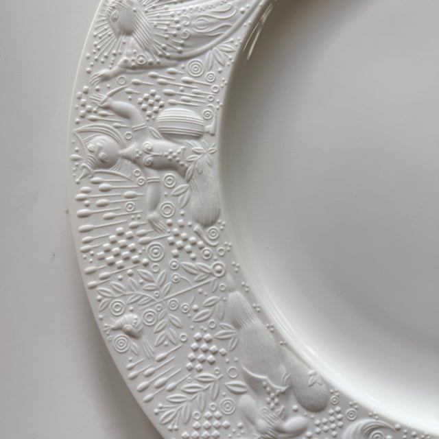 Ceramic Magic Flute Service Plates by Björn Wiinblad for Rosenthal, 1970s, Set of 4 For Sale - Image 7 of 10