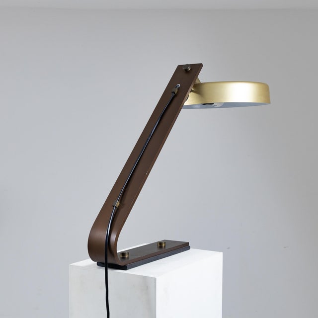 Table Lamp with Adjustable Lampshade, 1980s For Sale - Image 6 of 11
