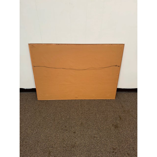 Green Late 20th Century Waterfall Painting, Framed For Sale - Image 8 of 8