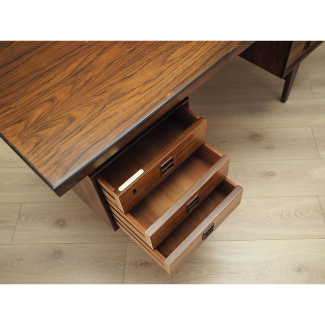Danish Rosewood Desk, 1960s For Sale - Image 10 of 18