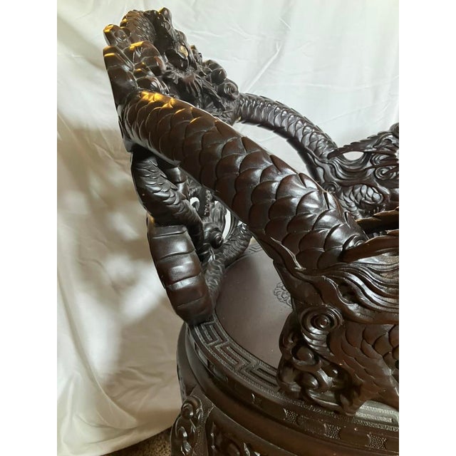 Coffee Late 19th Century Antique Hand Carved Chair For Sale - Image 8 of 17