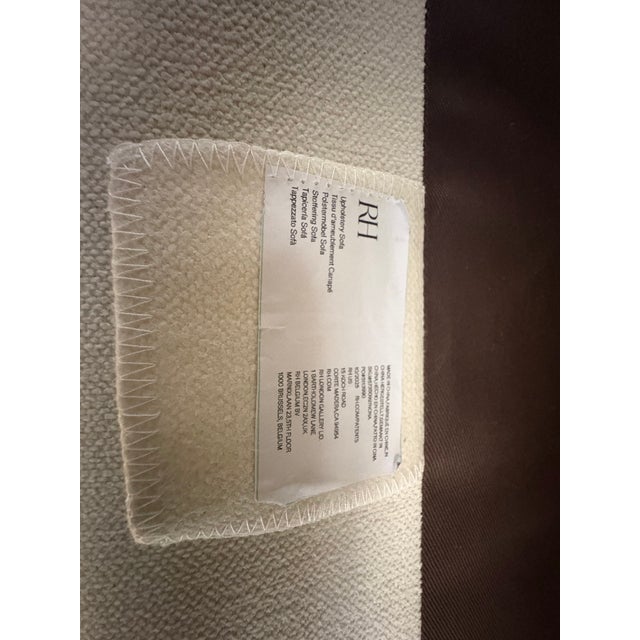 Linen Rh Kensington 2-Cushion Sofa For Sale - Image 8 of 18