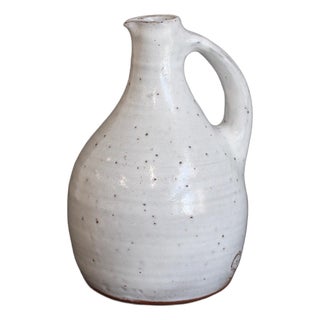 Mid-Century French Ceramic Pitcher by Pierlot, 1960s For Sale