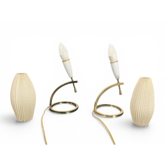 Brass Table Lamps, 1960s, Set of 2 For Sale - Image 3 of 8