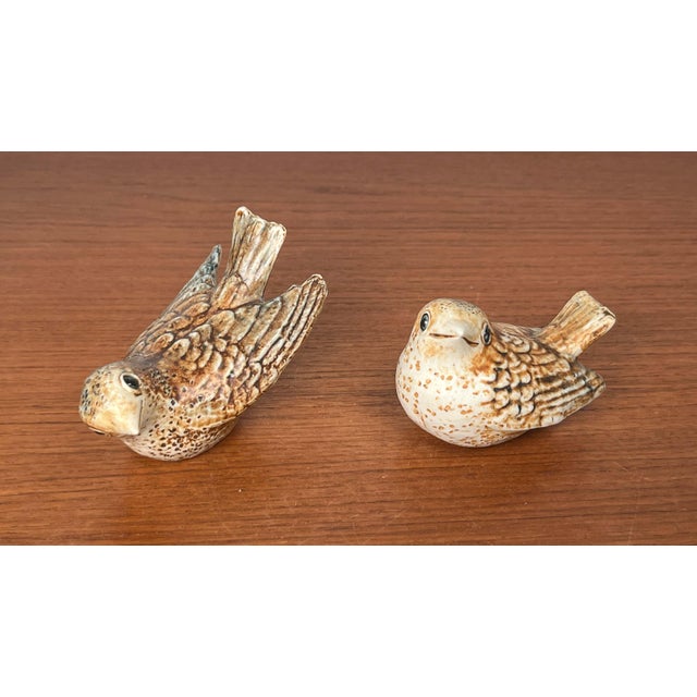 Mid-Century Modern Danish Studio Pottery Bird Figurines by Poul Hauch Carlsen, 1960s, Set of 2 For Sale - Image 6 of 18