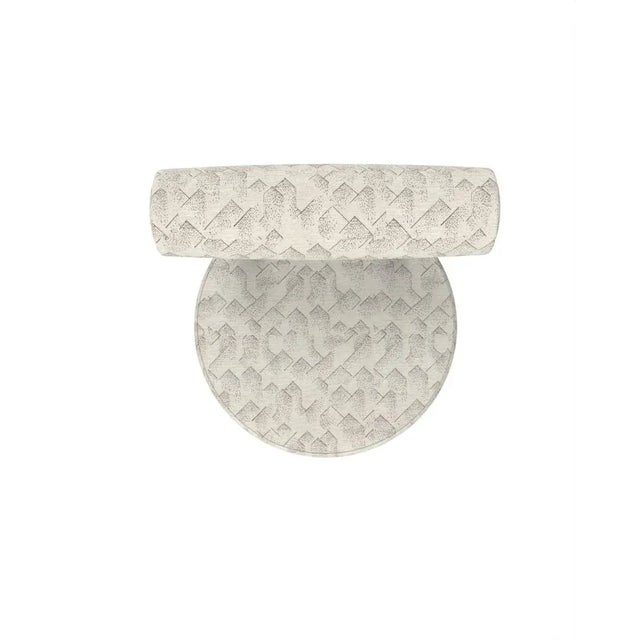 Not Yet Made - Made To Order Moca Chair in Graphite Ivory Fabric by Studio Rig for Collector For Sale - Image 5 of 6