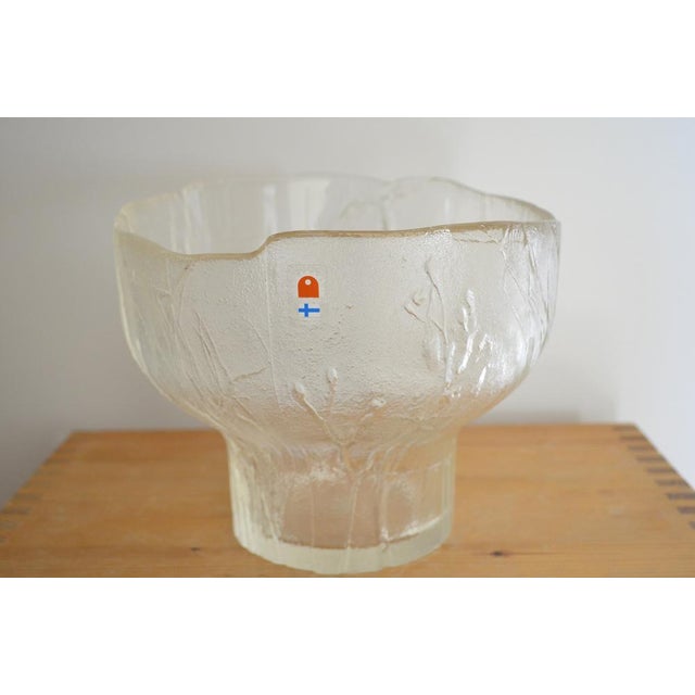 Glass Bowl by Pertti Santalati for Humppaila, 1970s For Sale - Image 6 of 6
