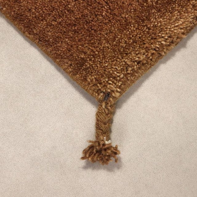 Textile Gabbeh Rug in Wool, India For Sale - Image 7 of 9