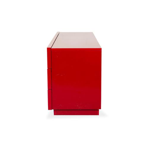 Red Wooden Sideboard from Joop For Sale - Image 14 of 15