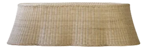 Matthew Izzo Home Context Scalloped Rattan Coffee Table