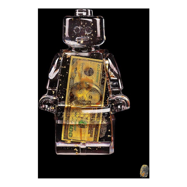 Vincent Sabatier, 100 Banknote Dollars, 2019, Silkscreen Print For Sale