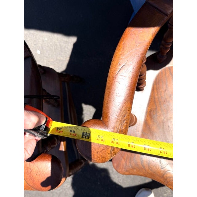 Vintage Windsor Hoop Back Arm Chairs For Sale - Image 10 of 10