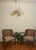 1960s Vintage Italian Tole Metal Floral Chandelier Made in Italy For Sale - Image 9 of 12