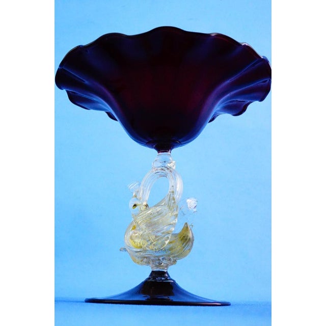 Vintage Tipetto Veneziano Stand in Murano Glass from Salviati & C., 1950s For Sale - Image 12 of 18
