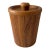 Vintage Mid Century Oak Ice Bucket Made by Vermillion For Sale
