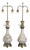 19th Century Frosted Glass Lamps, Set of 2 For Sale