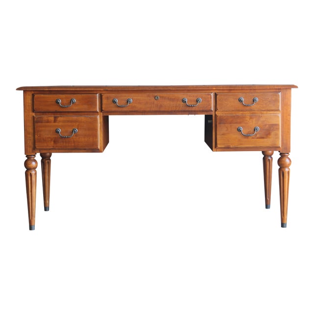 1990s Country Ethan Allen Writing Desk Chairish