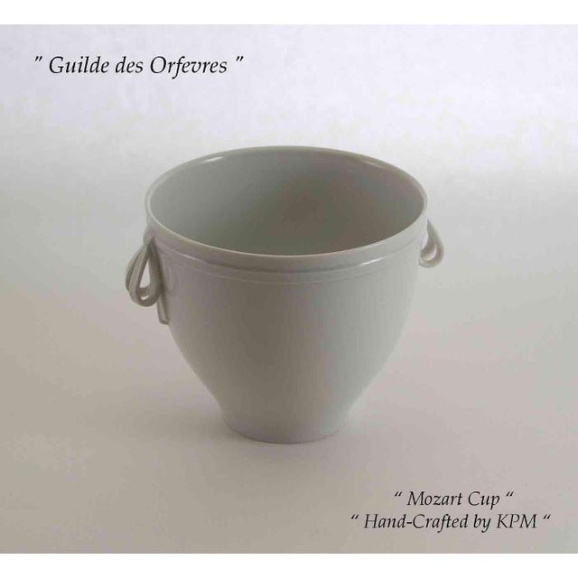 1990s 1990s KPM Mozart Cup -White Vase For Sale - Image 5 of 8