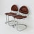 Brown Mid-Century Tubular Chrome and Leather Cantilever Dining Chair, 1970s by Gastone Rinaldi For Sale - Image 8 of 9