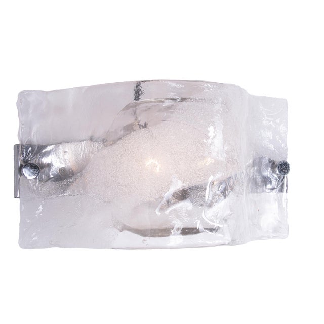 Large Murano Glass Wall Sconce from Mazzega, 1960s For Sale - Image 18 of 18