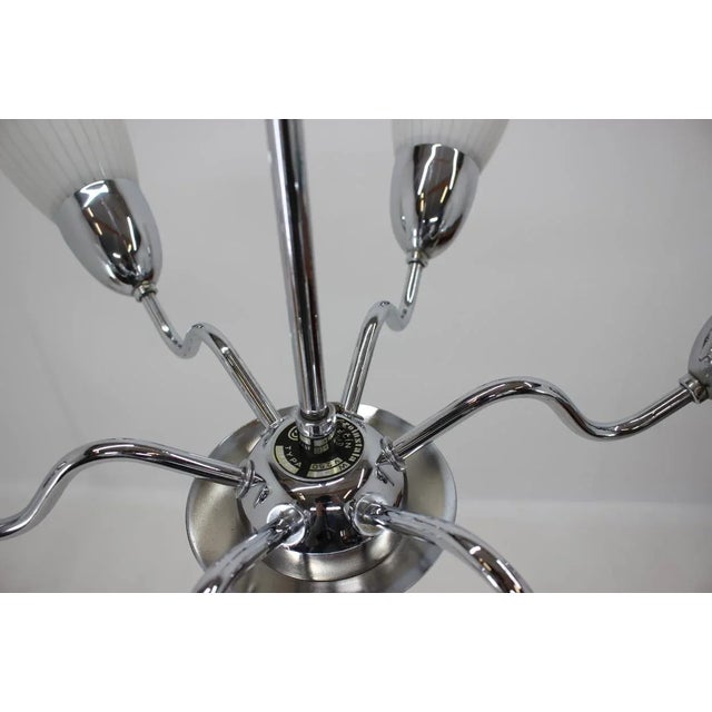 Mid-Century Chandelier from Elektroinstala Děčín, 1960s For Sale - Image 3 of 8