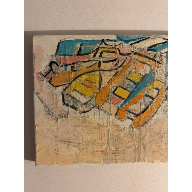 2010s Original Mixed Media Collage Painting by Danny O (Daniel O'Connor) For Sale - Image 5 of 8