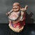 Ceramic Vintage Shiwan Ware Laughing Buddha Statue | Handmade Ceramic Maitreya Figurine | 9.4" Tall For Sale - Image 7 of 7