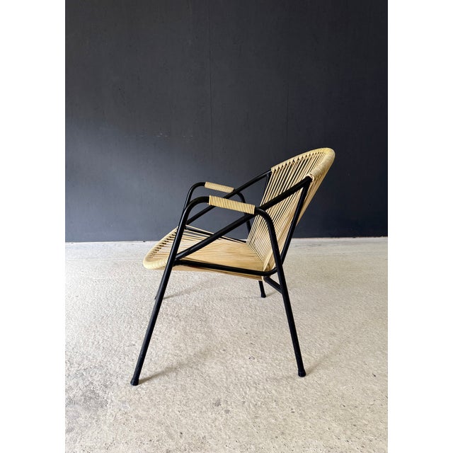 Mid-Century Spaghetti Armchair from Torck, Belgium, 1950s For Sale - Image 4 of 18