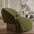 Set of 2 Right Arm and Left Arm Accent Chairs , Lounge Chairs in Green For Sale - Image 9 of 9
