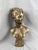 Vintage Gilt Composition Bust "Lys" After Emile Pinedo, French Art Nouveau Revival Sculpture For Sale - Image 15 of 18