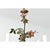 French French Vintage Tôle Painted Floral Chandelier For Sale - Image 3 of 13