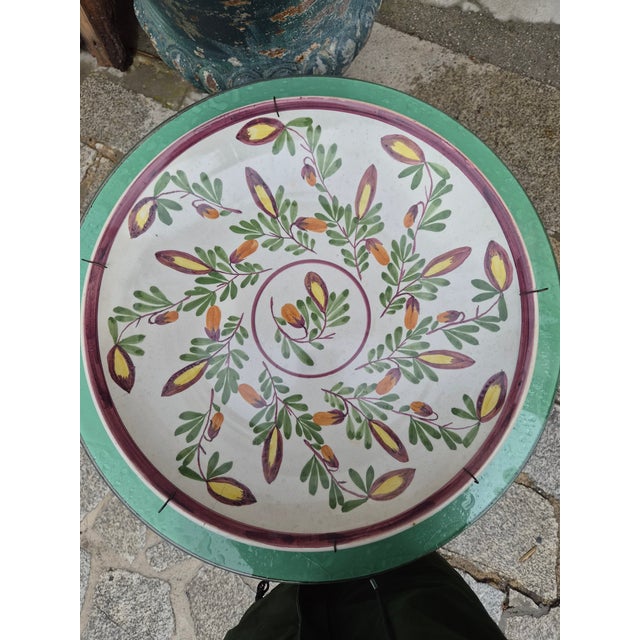 1950s Large Vintage Wall Plate, 1950s For Sale - Image 5 of 11