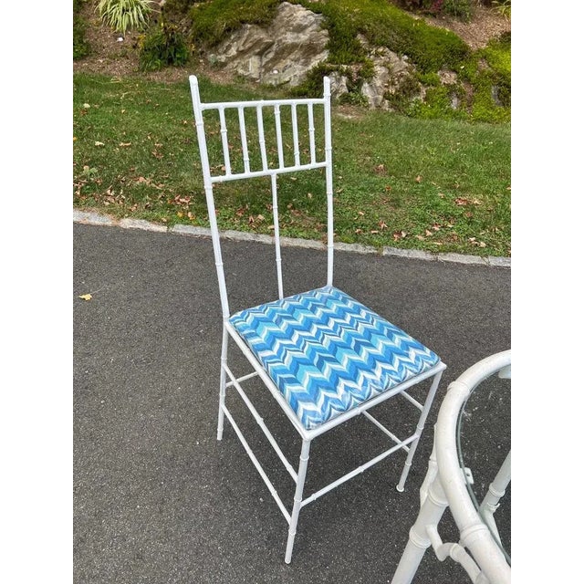 Mid-Century Modern Phyllis Morris Palm Beach Style Bamboo Patio Set For Sale - Image 3 of 12