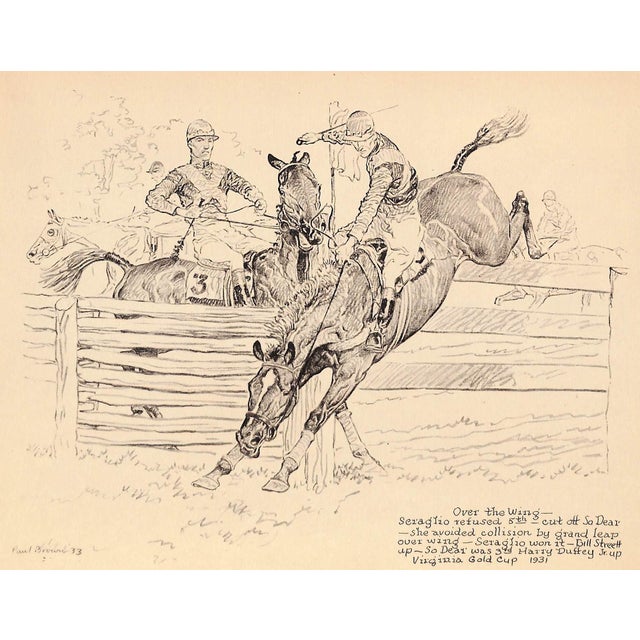 Print Sz: 9 1/2"H x 12 1/2"W 1933 Proof Plate for 'Spills and Thrills' Published by Charles Scribner's Sons New York 1933