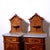 Antique Bedside Tables with Marble Backsplashes and Bases, Late 19th Century, Set of 2 For Sale - Image 17 of 18