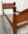 Early 20th Century Vintage Twin Size Federal Style Empire Style American Tiger Maple Bed For Sale - Image 5 of 10
