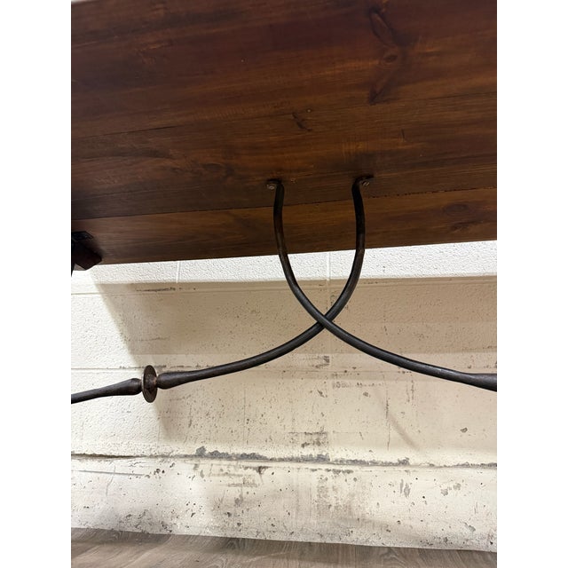 Vintage Spanish Colonial Style Writing Desk Library Table For Sale - Image 18 of 18