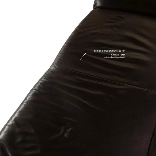 Brown Velutti 2-Seater Sofa in Brown Leather from Koinor For Sale - Image 8 of 13