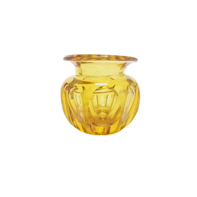 Polish Art Deco Vase from Josephine Glassworks, 1930s For Sale - Image 11 of 15