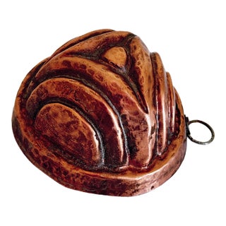 Vintage German Copper Mini Kugelhopf Pan For Sale