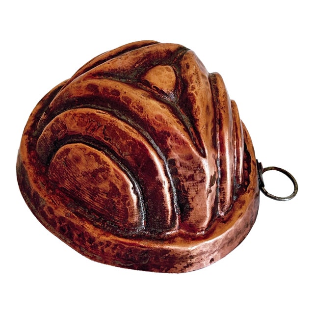 Vintage German Copper Mini Kugelhopf Pan For Sale