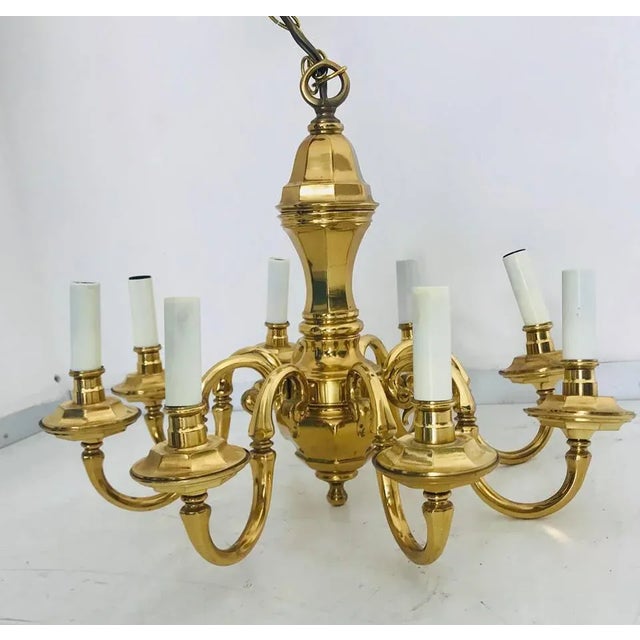 8-Light Chandelier from Lampart, 1970s For Sale - Image 13 of 13