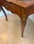 Antique French Walnut Marquetry Inlaid Writing Desk with Leather Top, 1860s For Sale - Image 9 of 14